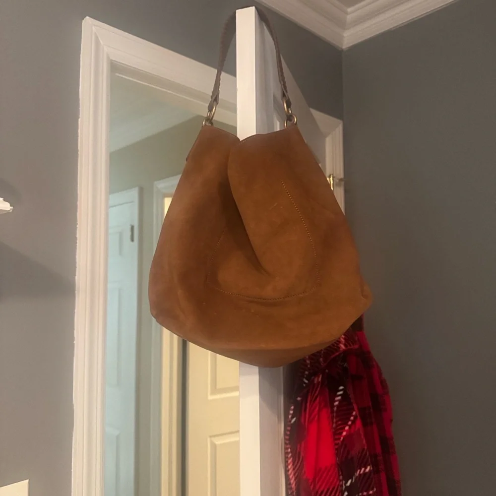 Banana Republic Suede Hobo Shoulder Bag